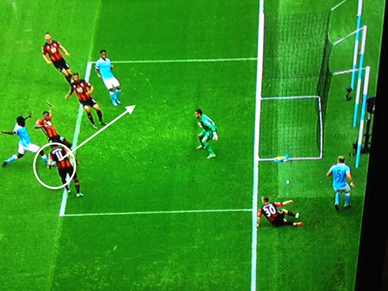 Is Sterling offside As He Scores Man City s Opener Against Bournemouth 